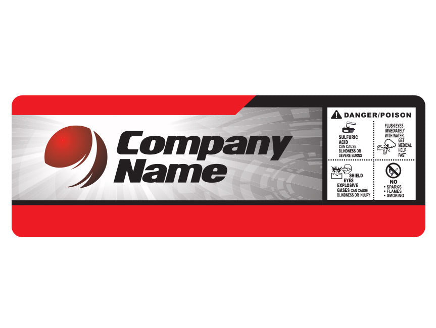 Custom Top Label - Large