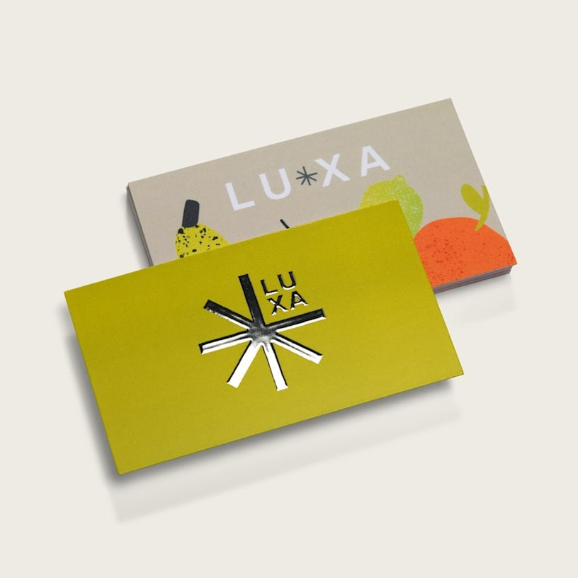 Raised Foil Business Cards